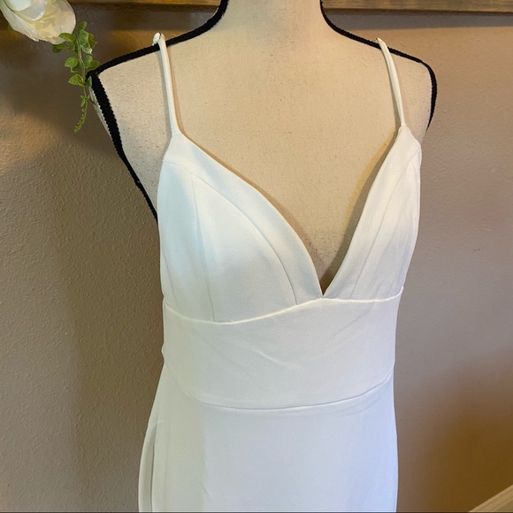 NWOT Lulus All In Favor White Midi Dress - Picture 9 of 16